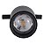 Mini Spot LED Redondo 1W 24V 90Lm Preto Ip20 Branco Quente 2700K (kit com 2) - Gaya - Imagem 4