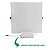 Painel LED de Embutir 36W Quadrado 22cm Sem Borda Infinity Branco Quente 3000K – Gaya - Imagem 8