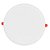 Painel LED de Embutir 36W Redondo 22,5cm Sem Borda Infinity Branco Frio 6000K – Gaya - Imagem 3