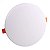 Painel LED de Embutir 36W Redondo 22cm Sem Borda Infinity Branco Quente 3000K – Gaya - Imagem 2