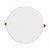 Painel LED de Embutir 24W Redondo 17cm Sem Borda Infinity Branco Frio 6000K – Gaya - Imagem 2