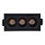 Downlight Spot LED Focco de Embutir 6W 480Lm 12º IP20 Bivolt Preto Retangular Branco Quente 2700K - Gaya - Imagem 1