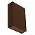 Arandela Led Cube Slim 4W 140Lm Bivolt Marrom IP65 Branco Quente 3000K - Gaya - Imagem 3