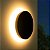 Mini Arandela Led Eclipse 3W 230Lm Bivolt Preta IP65 Branco Quente 3000K - Gaya - Imagem 2