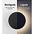 Mini Arandela Led Eclipse 3W 230Lm Bivolt Preta IP65 Branco Quente 3000K - Gaya - Imagem 3