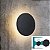 Mini Arandela Led Eclipse 3W 230Lm Bivolt Preta IP65 Branco Quente 3000K - Gaya - Imagem 10