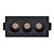 Downlight Spot LED Focco de Embutir 6W 480Lm 24º IP20 Bivolt Preto Retangular Branco Quente 2700K - Gaya - Imagem 1