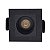 Downlight Spot LED Focco de Embutir 3W 240Lm 24º IP20 Bivolt Preto Quadrado Natural 4000K - Gaya - Imagem 1