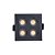 Downlight Spot LED Embutir Powerus 8W 38° Branco Quente 3000K IRC90 Preto - Nordecor - Imagem 1