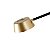Abajur LED de Coluna Zavi 7W Branco Quente 3000K Ouro Fosco e Preto - Nordecor - Imagem 4