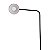 Abajur LED de Coluna Zavi 7W Branco Quente 3000K Ouro Fosco e Preto - Nordecor - Imagem 5