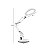 Abajur Led de Mesa Ring Light 7W Branco Quente 3000K Branco - Nordecor - Imagem 4