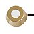 Abajur LED de Mesa Zavi 7W Branco Quente 3000K Ouro Fosco e Preto - Nordecor - Imagem 4
