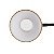 Abajur LED de Mesa Zavi 7W Branco Quente 3000K Ouro Fosco e Preto - Nordecor - Imagem 5