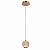 PENDENTE LUCE DOURADO E TRANSP - Bella Iluminação - Imagem 1