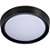 Plafon Led Redondo Ruxy 100W Bivolt 8000lm 3000K Metal e acrílico Preto 50cm - Imagem 1
