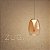 PENDENTE ZUG 8W CHAMPAGNE/DOURADO D20X28CM 480LM 2700K Branco Quente 10898376 - Studio Luce - Imagem 2