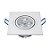Spot LED 3W SMD Embutir Quadrado Direcionável Branco Frio 6000k - Imagem 1