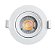 Spot Led 3W Dicroica Redondo Embutir Branco Quente 3000K - Imagem 1
