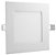Plafon Led de Embutir 6w Quadrado 12x12 Natural 4000K - Imagem 1