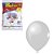 Balão Tamanho 7" com 50 Unidades Branco - Pic Pic - Imagem 1
