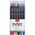 Caneta Brush Pen Evoke Aquarelavel Blister Com 6 Cores - Brw - Imagem 1