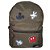 Mochila Mickey Mouse Verde Militar - Imagem 1