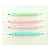 Caneta Marca Texto Pastel Ponta Dupla 4 Unidades - BRW - Imagem 2