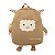 Mochila de Costas Ovelhinha com Chaveiro de Coelho - Imagem 1