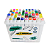 Kit Canetinhas Art Marker Ponta Dupla 60 Cores - Magic Kids - Imagem 1
