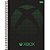 Caderno Universitário Xbox 10 Matérias 200 Folhas - Jandaia - Imagem 1