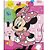 Caderno De Caligrafia Brochura Minnie Mouse 40 Fls Tilibra - Imagem 1