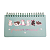Bloco Planner Semanal Gatinho Verde - Imagem 1
