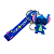Chaveiro Emborrachado Stitch - Modelo 5 - Imagem 1