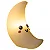 Luminária lua Kawaii Branca - Imagem 1