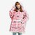 Cobertor com Mangas Hoodie Cats - ADULTO - Imagem 1