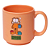 Caneca Mini Tina - Garfield Energia solar - Imagem 1