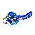 Chaveiro Stitch - Nadando - Imagem 1
