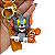 Chaveiro Tom e Jerry - Imagem 1