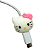 Protetor de Cabo Usb e Carregador - Hello Kitty - Imagem 1