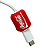 Protetor de Cabo Usb e Carregador - Coca Cola - Imagem 1