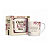 Caneca Porcelana - Onde fores feliz, fica! - Imagem 1