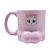 Caneca 3D Formato Pata - Eu amo gatos - Imagem 1
