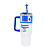 Canecão Tumbler C/ Pingente 1,15 Lt - R2D2 Star Wars - Imagem 1