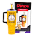Canecão Tumbler C/ Pingente 1,15 Lt - Garfield - Imagem 4
