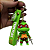 Chaveiro - Raphael - Tartarugas Ninja - Imagem 1