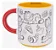 Caneca Grafite 500Ml - Garfield - Imagem 1