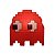 Luminária Fantasminha Pacman Vermelho - Imagem 3