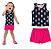 Conjunto Infantil Menina Regata Sorvetes e Short Moletinho -  Elian - Re 232197 - Imagem 2