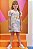 Vestido Manga em Fly Tech Gatinho e Passarinho - Infanti - Ref 74044 - Imagem 1